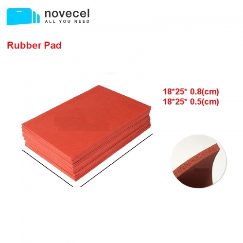 18*25*0.5cm High Temperature Resistant rubber Pad for LCD OCA Lamination Machine