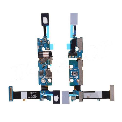 Charging Port with Flex Cable Ribbon, Headphone Jack, Touch Sensor Keyboard, Home Button Connector and Mic for Galaxy Note 5 N920