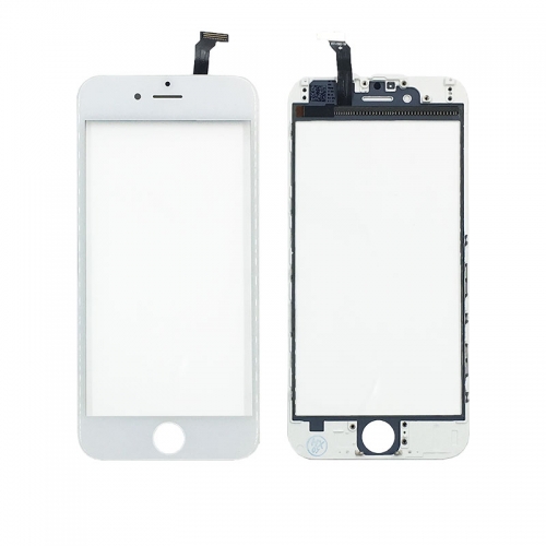 A Quality Front Screen Glass Lens with LCD Digitizer Frame + Touch for iPhone 6s(4.7 inches)  - White