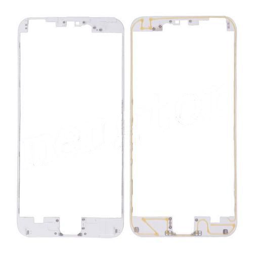 LCD Frame with Adhesive for iPhone 6 Plus_White