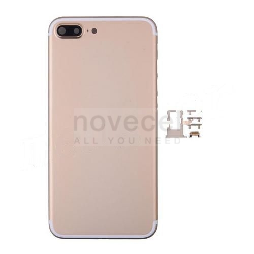 Full Housing with Card Tray and Volume Button for iPhone 7 Plus_Gold