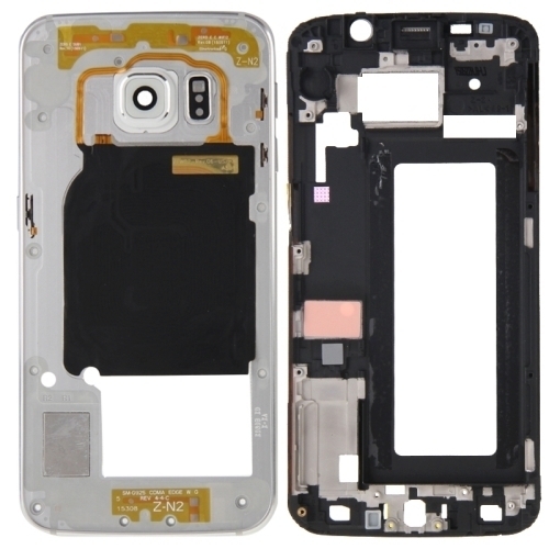 For S6 Edge G925 Front Housing with Bezel Frame and Power &amp; Volume Buttons and  Buzzer
