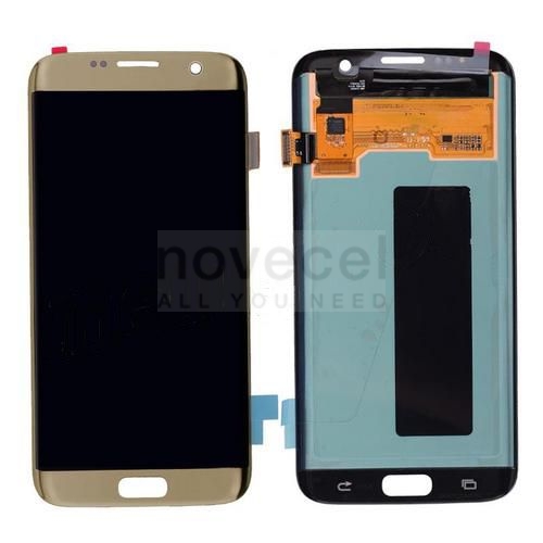 LCD Screen Display with Touch Digitizer Panel for Samsung Galaxy S7 Edge G935 - Gold