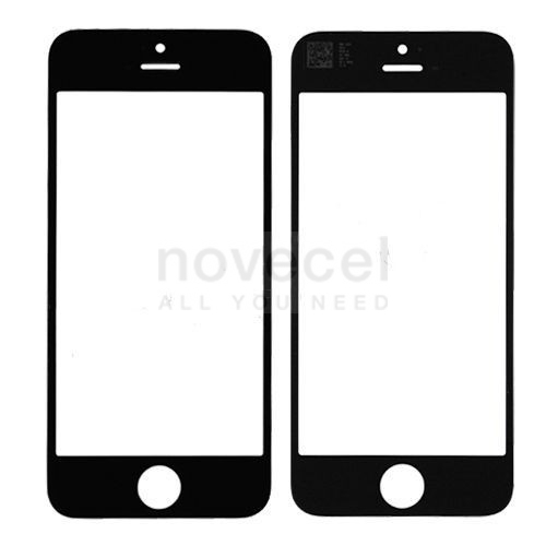 A Front Screen Glass + Frame + OCA for iPhone 5C - Black