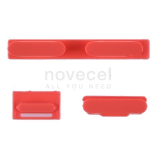 Side buttons for iPhone 5C-RED