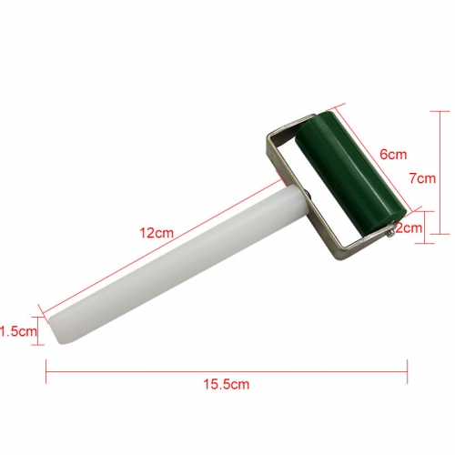 2 inichs (5.8*φ2.3cm) Manual Silicone Roller for applying OCA and polarisor-Green