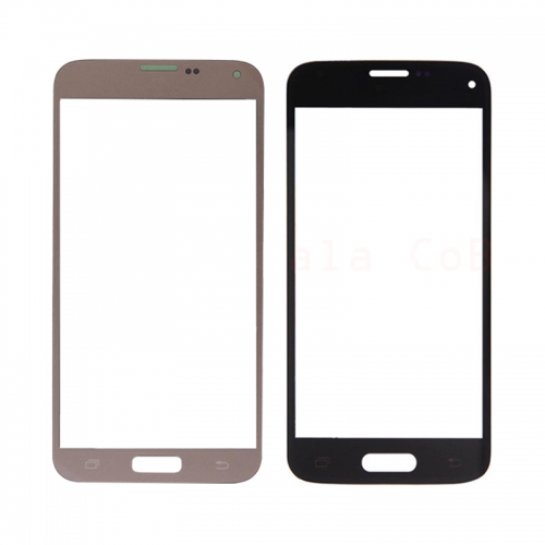For Galaxy S5 NEO G903 Front Screen Outer Glass Lens -Gold