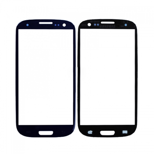 A+ Front Glass Lens Screen Cover for i9300 Galaxy S III S3 -High Quality/Blue