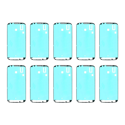 10PCS Front Housing Frame Bezel Plate Adhesive Sticker for Galaxy S 4  i9500