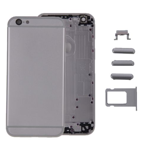 Full Housing with Card Tray and Volume Button for iPhone 6s_Grey