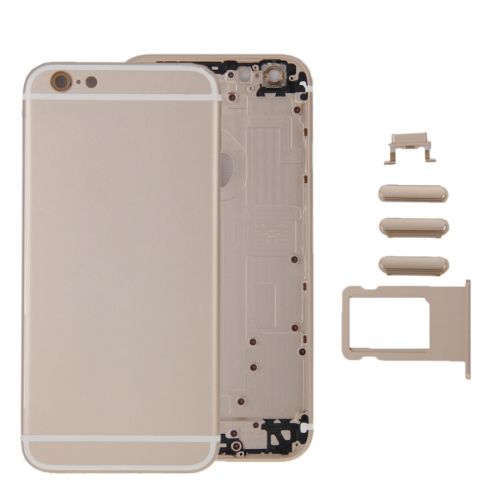 Full Housing with Card Tray and Volume Button for iPhone 6s_Gold
