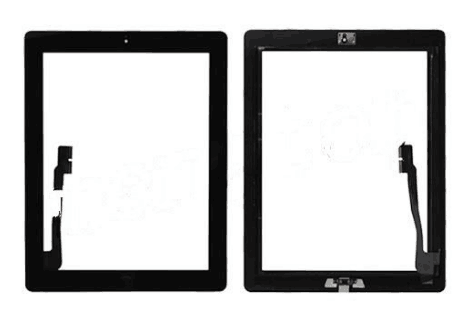 A+ Touch Screen Digitizer with Home Button for iPad 3(ORI Quality) - Black