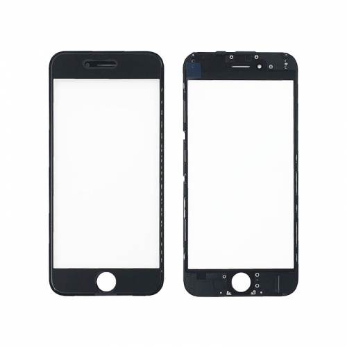 A+ Quality Front Glass with Frame for iPhone 6 - Black