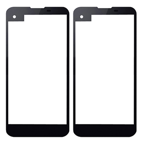 For LG X screen / K500 / K500N Front Screen Outer Glass Lens/A/Black
