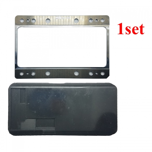 Metal Frame +Rubber Pad With Space For Flex For Samsung NOTE 8