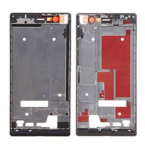 Front Housing Screen Frame Bezel for Huawei Ascend P7(Black)