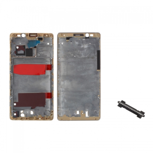 Front Housing Frame Part + Earpiece Mesh for Huawei Mate 8 - Gold