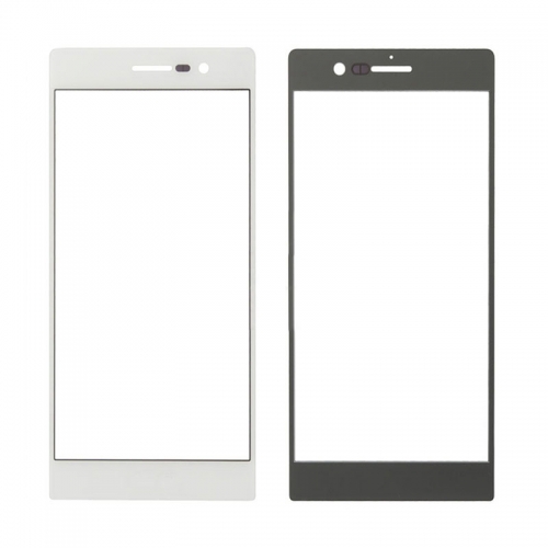 For Huawei Ascend P7 Front Outer Glass(White)