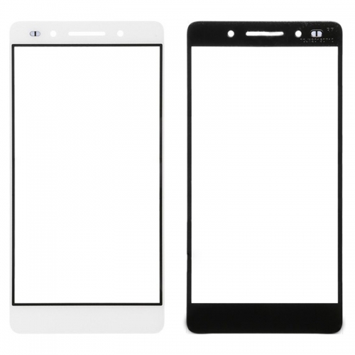 For Huawei Honor 7 Front Outer Screen Glass Lens - White