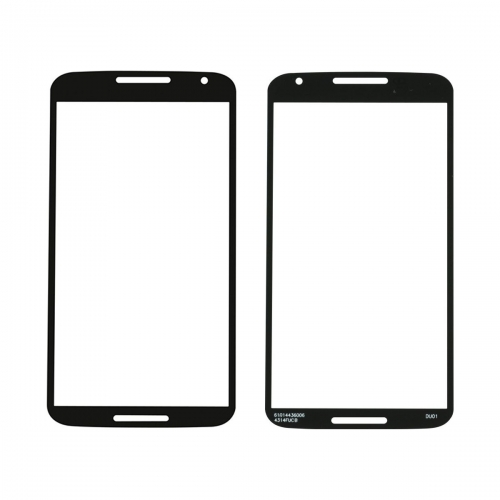 Front Screen Outer Glass Lens for Google Nexus 6-Black