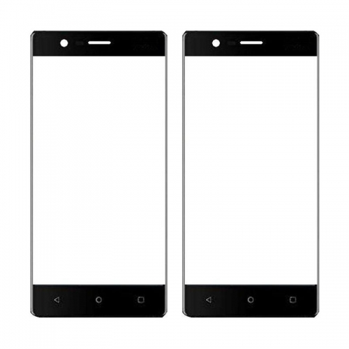 (Higher Quality)Front Glass Lens For Nokia 3-Black