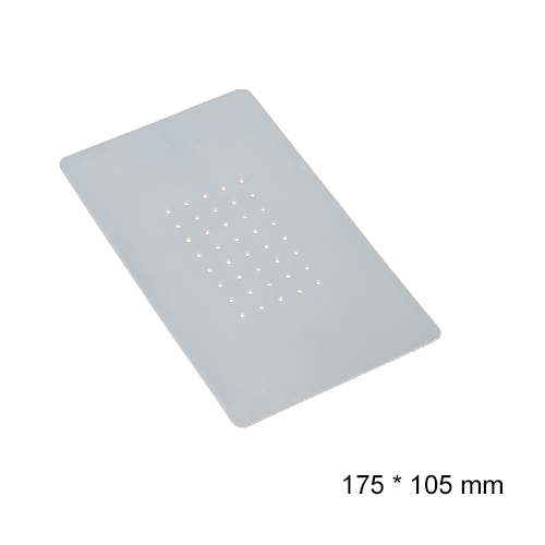 17.5* 10.5 cm lcd Separator non-slip silicone mat +40 holes