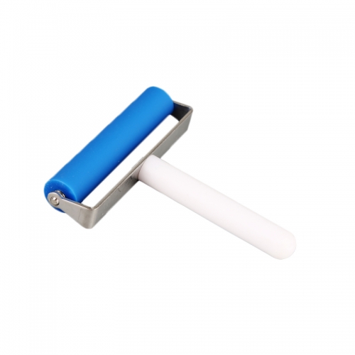 10*φ3cm 380g Manual Silicone Roller for applying OCA and polarisor -Blue