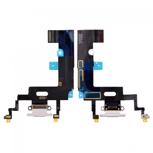 OEM Charging Port with Flex Cable for XR(6.1 inches) - White