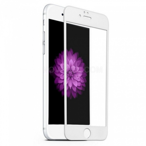 10pcs/ Lot 3D Temperd Glass for iPhone 6S - White