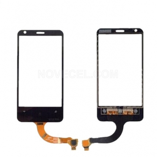 OEM-Refurbished Touch Glass for Nokia 620 - Black