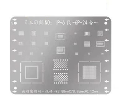 BGA Reballing Stencil for iPhone 6/ 6 Plus