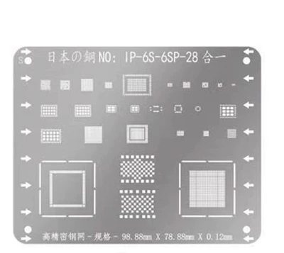 BGA Reballing Stencil for iPhone 6S/ 6S Plus