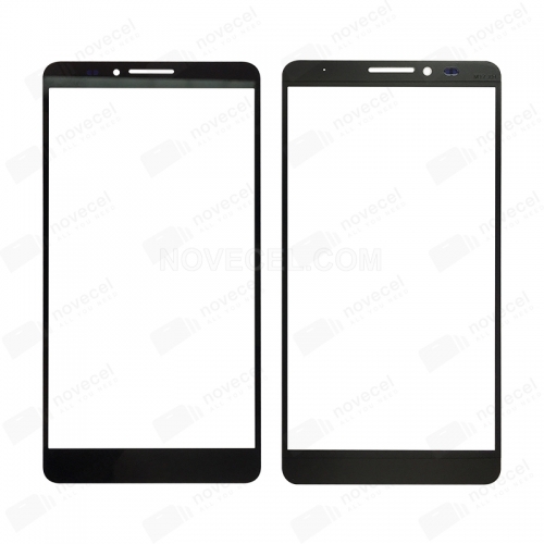 Front Outer Screen Glass Lens for Huawei Ascend Mate7 - Black