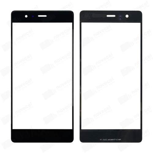 A+ Front glass lens for Huawei P9-High Quality/Black