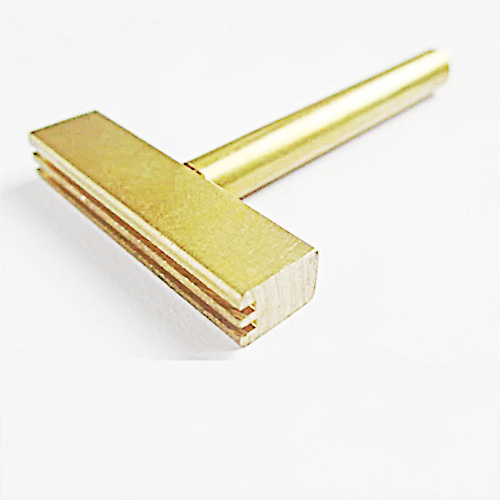 34 x 54mm Double-Groove Copper Connector For Flex Bonding 60W