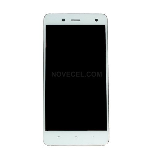 Xiaomi Mi 4 LCD Screen + Touch Screen Digitizer Assembly with Frame（White）