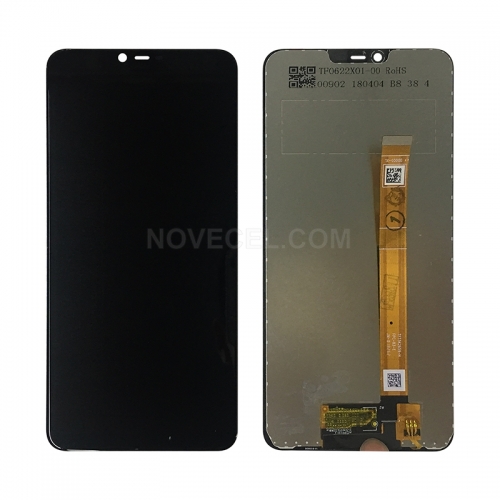 A Quality LCD Screen Display with Frame for OPPO A3S - Black