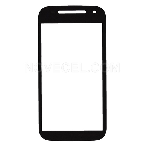 Front Screen Glass for Motorola E2 - Black