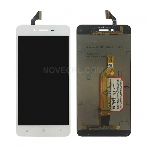 A Quality LCD Screen Display with Frame for OPPO A37 - White