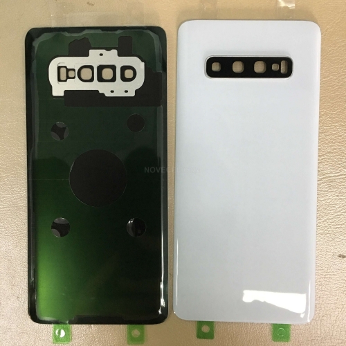 Back Cover with Camera Cover for Galaxy S10+_Prism White