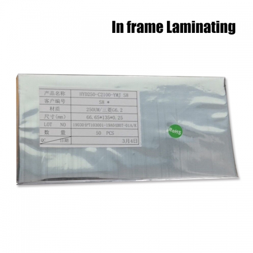 50 Pcs/Lot In-Frame OCA Film for Samsung Note 8/ Note 9 - 250μm