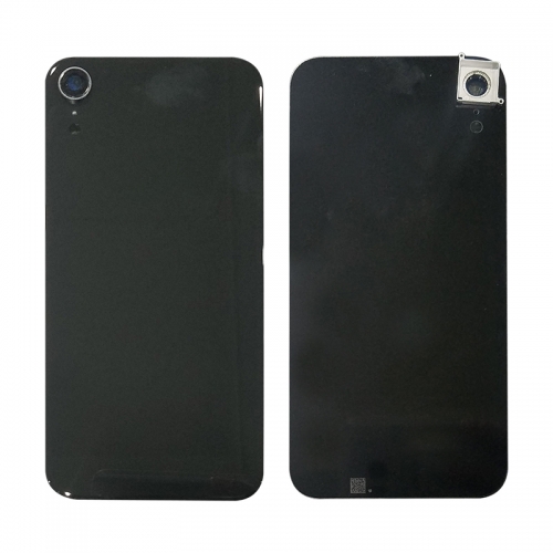 Back Cover Glass with Lens Frame + Lens for XR(6.1 inches) - Black