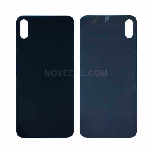 A+ Back Cover Glass For iPhone XS(5.8 inches) - Black/Normal Hole