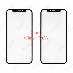 A+ Front Screen Glass Lens + OCA Replacement for iPhone X to 11 Pro Max