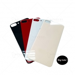 Big Hole Back Cover Glass without  Frame and Lens for iPhone 8/8 Plus