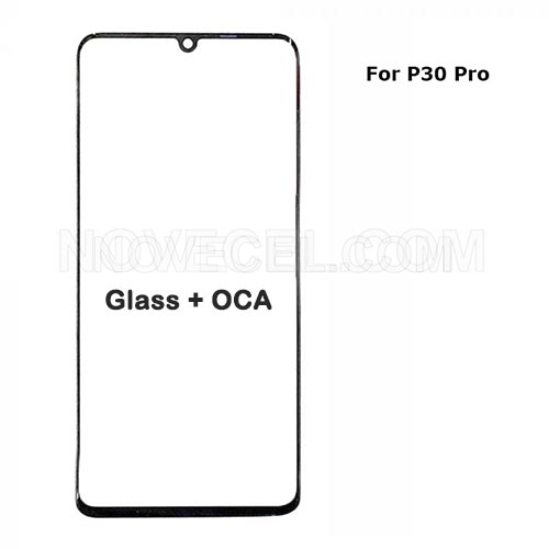 A+ Quality OCA Laminated Outer Glass Replacement for Huawei P30 Pro_Black