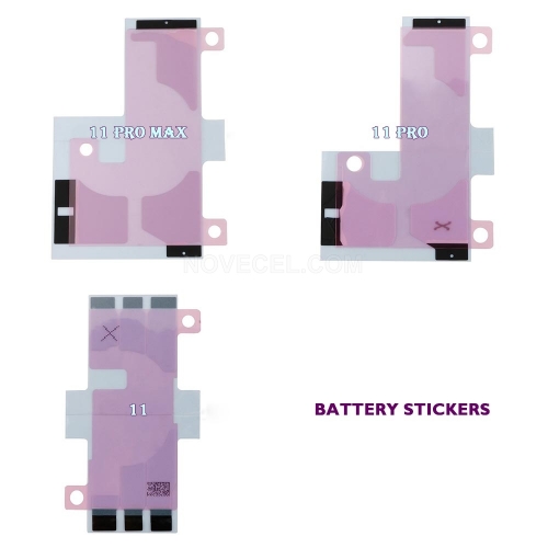 100 Pcs/Lot OEM Battery Adhesive Sticker for iPhone 11 Pro