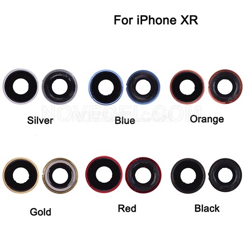 10 Pcs/Lot Rear Camera Ring + Lens for XR - White