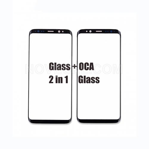 A+ Front Screen Glass+OCA for Samsung Galaxy S8_Black