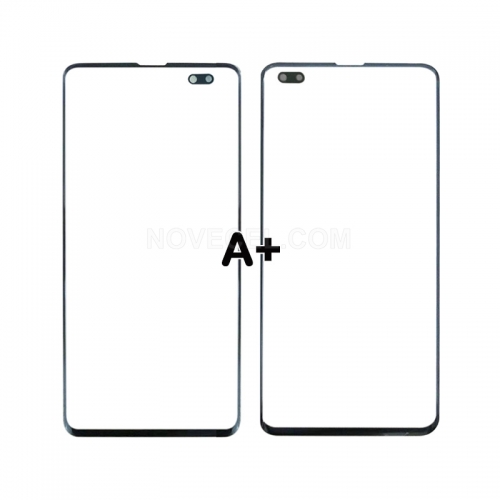 A+ Front Screen Glass Lens for Samsung Galaxy S10+_Black
